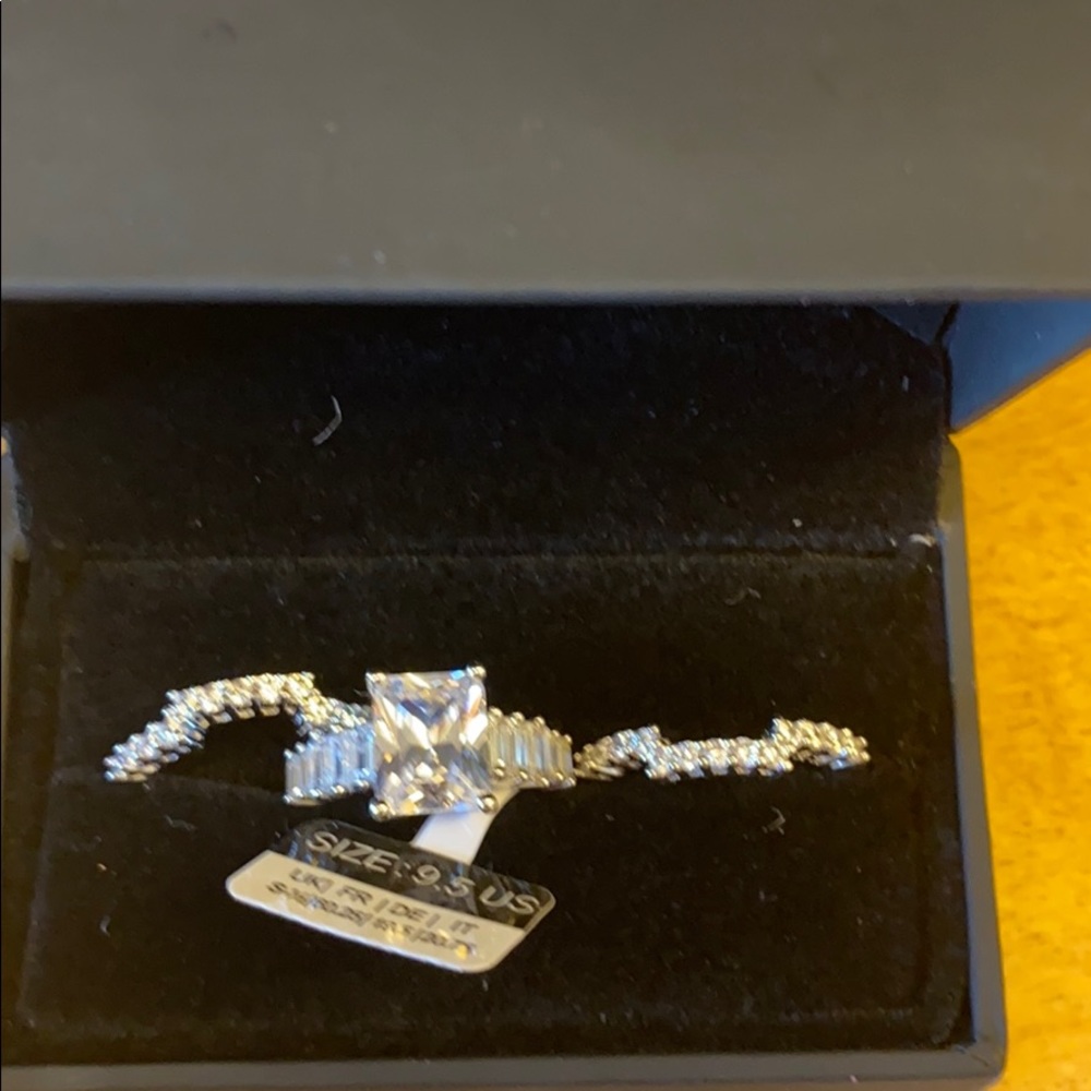 Julia 3 piece Radiant Cut Ring 9.5 US